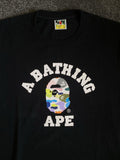 A Bathing Ape Camo College Logo Tee-T-Shirt-Solus Supply