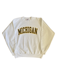 Michigan White Vintage Sweater-Sweats-Solus Supply