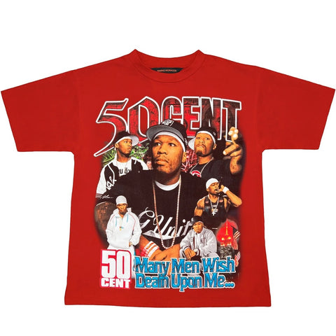 Marino Morwood 50 Cent Tee V2 Red-T-Shirt-Solus Supply