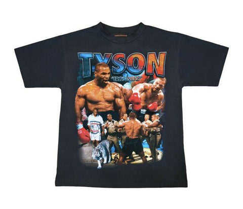 Marino Morwood Reversed 'Iron' Mike Tyson Tee-T-Shirt-Solus Supply