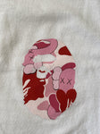 Pink Camo A Bathing Ape Kaws/ Original Fake Tee-T-Shirt-Solus Supply