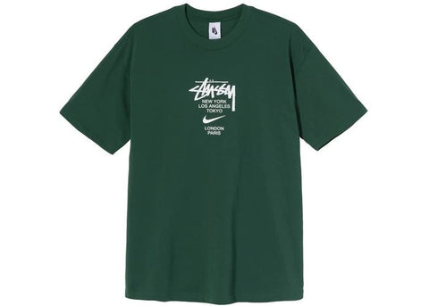 Stüssy Nike Tee Forest Green-T-Shirt-Solus Supply