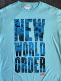 Supreme New World Order Tee Blue-T-Shirt-Solus Supply