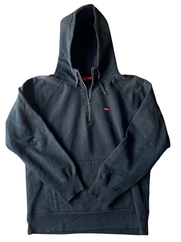 Supreme Quarter Zip Mini Box Logo hoodie-Solus Supply