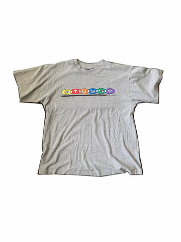 Vintage Stüssy Multi Logo Tee-T-Shirt-Solus Supply